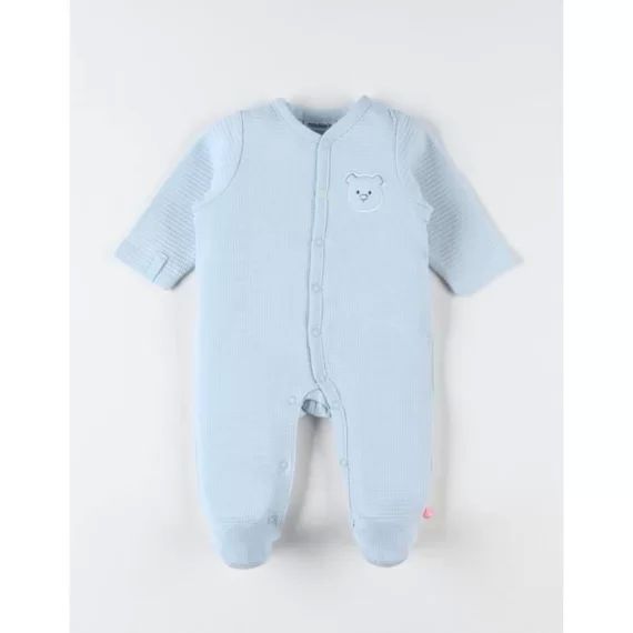 Pyjama dors-bien en jersey BIO bleu