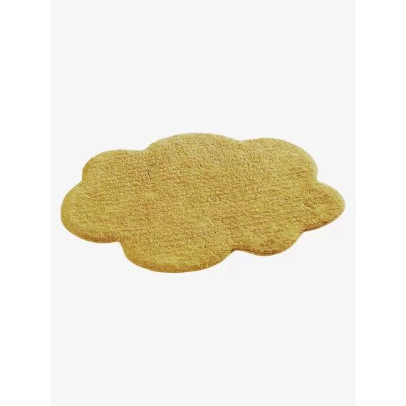 Tapis Nuage jaune moutarde