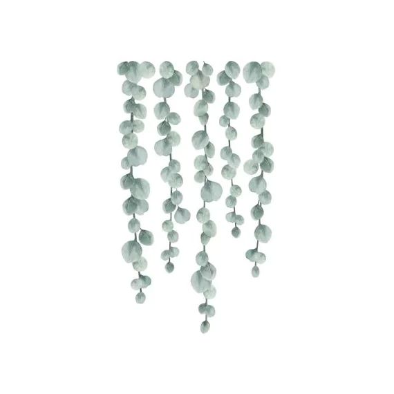 Grand sticker Greenery feuillages tombants (76 x 45 cm)