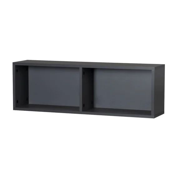 Étagère Murale 2 Niches Pour Commode Lenn Et Jara Gris Anthracite