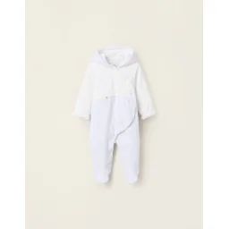 Combi-pilote En Velours Blanc