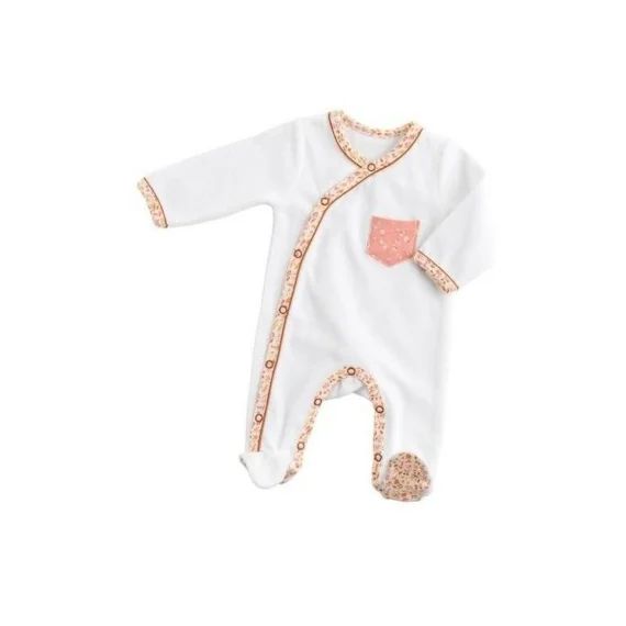 Pyjama Bébé En Coton Blanc