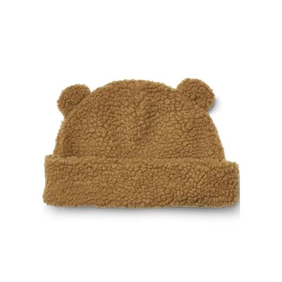 Bonnet ours en teddy Bibi Golden caramel (6-9 mois)