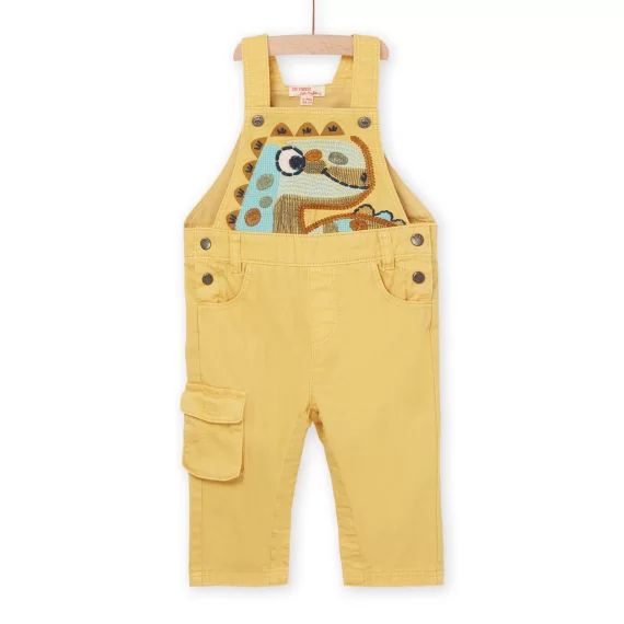 Salopette À Imprimé Dinosaures – Jaune
