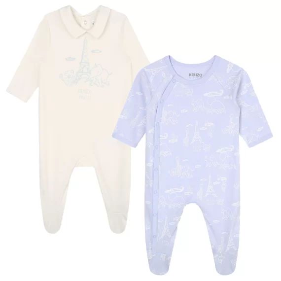 Lot de 2 pyjamas UNISEXE Bleu