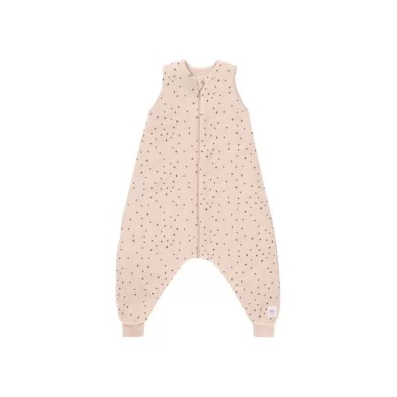 Combinaison pour dormir en coton bio rose poudré (1-2 ans)