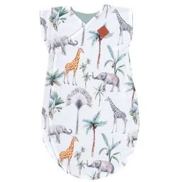 Gigoteuse Légère Tog 15 Kimono Safari Blanc Imprimé Safari