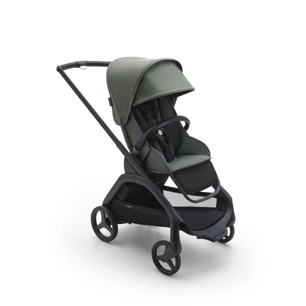 Poussette Bugaboo Dragonfly – Châssis Noir / Canopy Vert Forêt