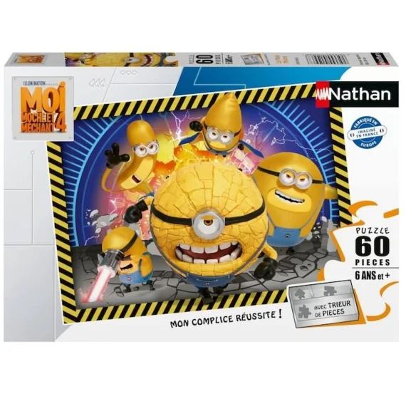 Nathan – Puzzle Les Mega Minions 60 Pcs – Ravensburger Multicolore