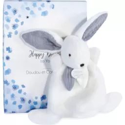 Coffret doudou Lapin Happy Glossy