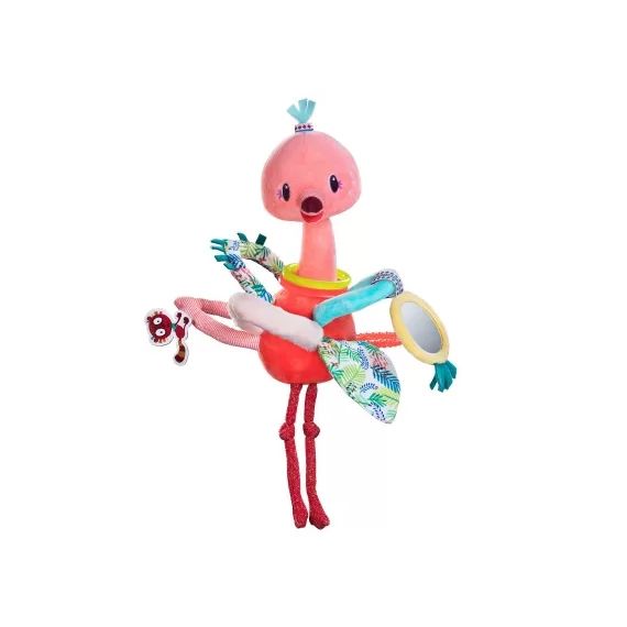 Hochet d&rsquo;activités Anaïs le flamant rose