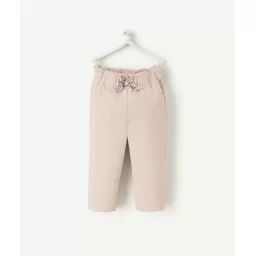 Pantalon de jogging bébé fille en molleton rose pailleté –  – Soldes