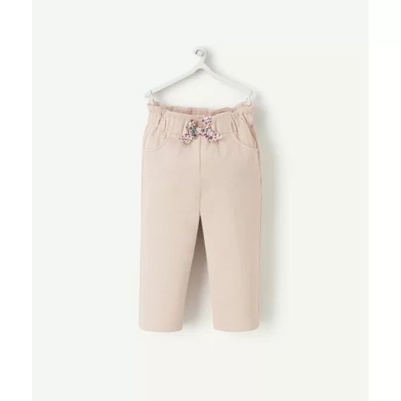 Pantalon de jogging bébé fille en molleton rose pailleté –  – Soldes