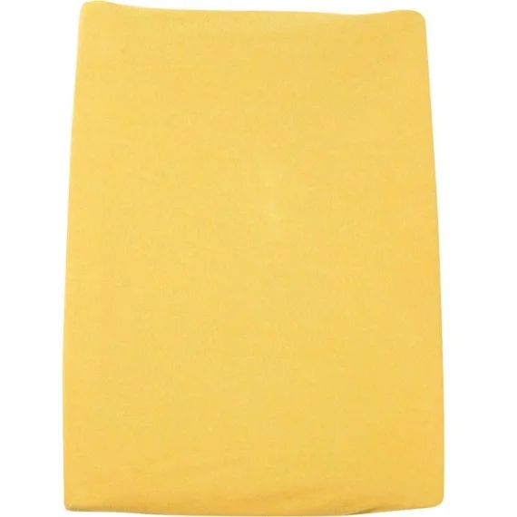 Serviette de bain jaune pâle Daim personnalisable (50 x 100 cm)
