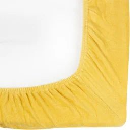 Housse de matelas à langer moutarde (70 x 50 cm)