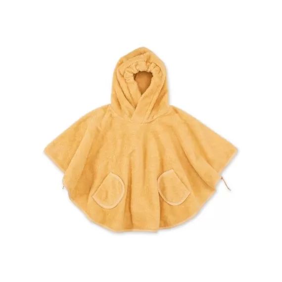 Poncho de bain Terry ocre golden (9-36 mois)