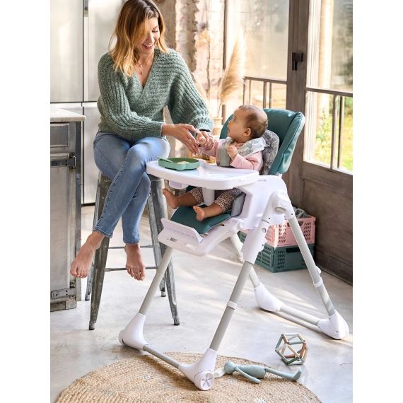 Chaise haute multipositions MagicSeat vert sapin