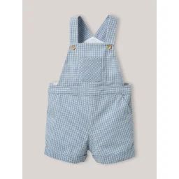 Salopette Courte Vichy Vichy Bleu