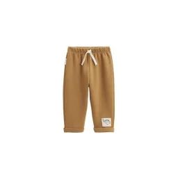 Pantalon Bébé En Molleton Lamascotte Marron