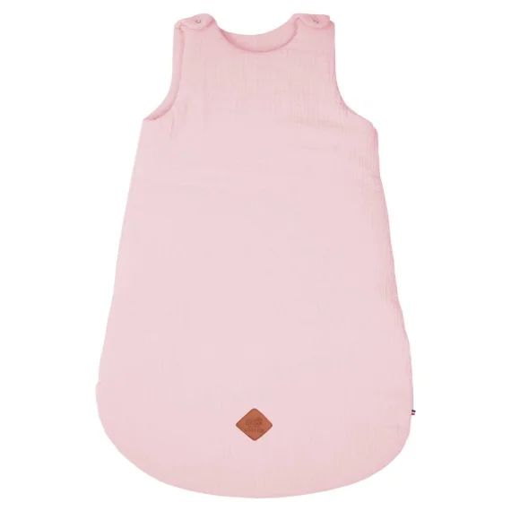 Gigoteuse Sans Manches En Gaze De Coton Jeanne Vieux Rose