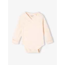 Body évolutif ouverture naissance imprimé marguerite rose pâle