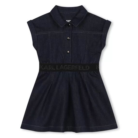 ROBE DENIM Fille Bleu