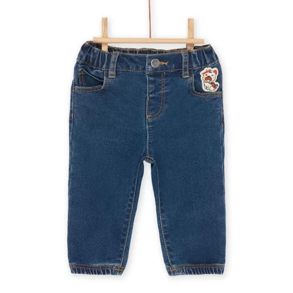 Pantalon Droit En Denim