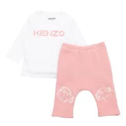 Ensemble T-shirt + pantalon Fille Blanc
