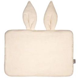 Oreiller Extra Plat Lapin En Lin Beige