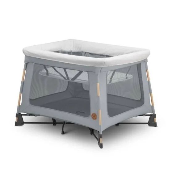 MAXI-COSI Swift Lit de voyage 3 en 1: Berceau, Lit et Parc, léger et pliable, De la naissance à 3.5 ans, Beyond Grey blanc