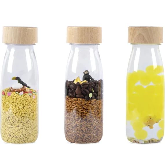 Lot de 3 bouteilles sensorielles Sound Tropical