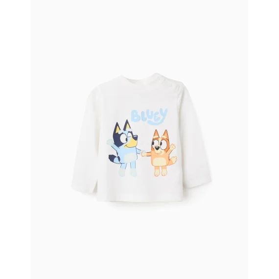 T-shirt En Coton Bluey Beige Clair
