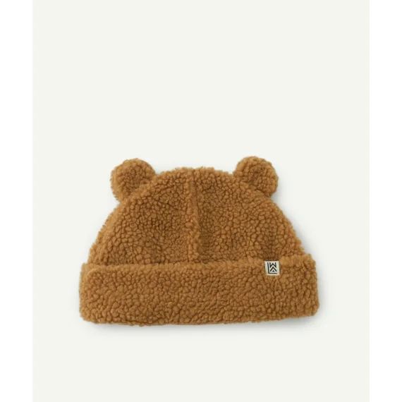 Bonnet en sherpa bibi camel
