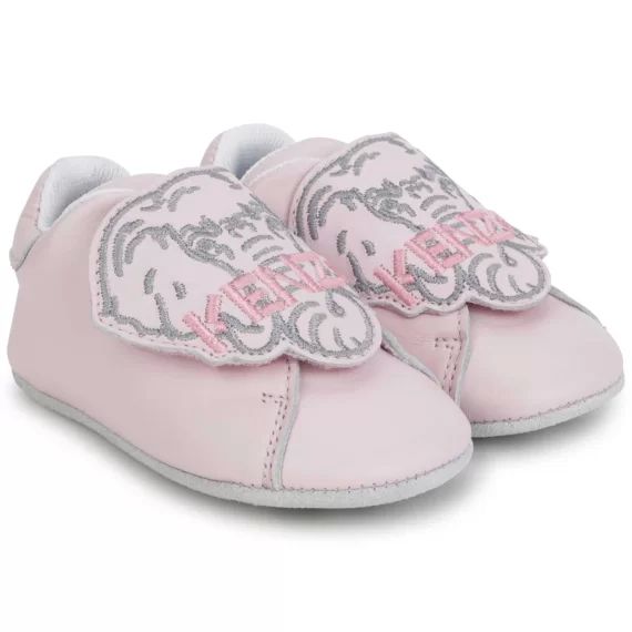Chaussons à scratch UNISEXE Rose