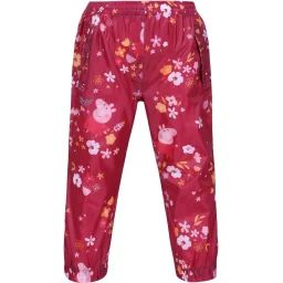 Pantalon Imperméable Polyester Peppa Pig Floral Rose Foncé / Orange
