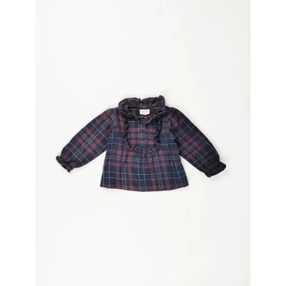 Blouse à carreaux Fille ou Garçon 18 mois