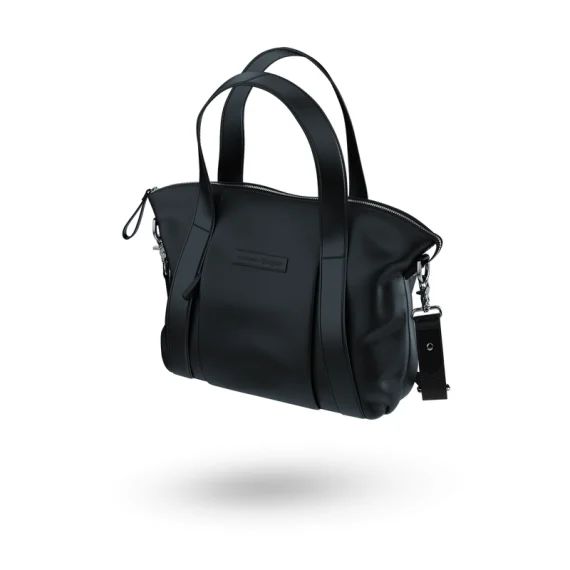 Storksak + leather bag BLACK