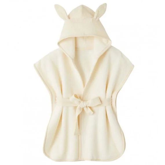 Peignoir Bébé Et Enfant À Capuche En Bambou – Bb & Co – Écru – Naissance – Mixte – 40% Bambou – Tu Beige