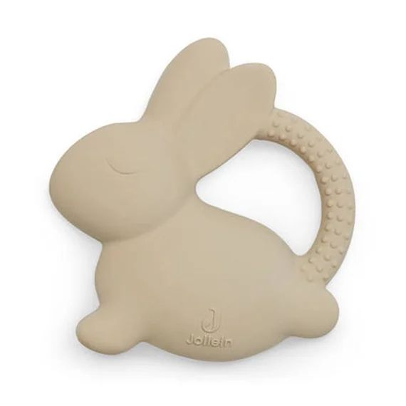 Anneau De Dentition Lapin En Caoutchouc Naturel Beige