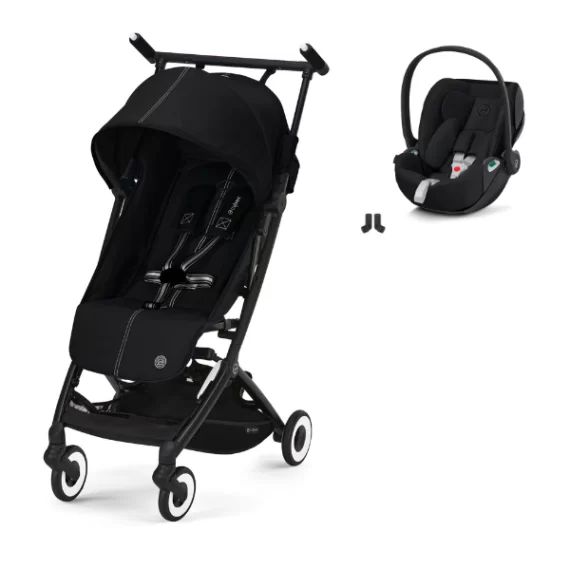 Poussette Cybex Libelle – Moon Black + Coque Auto Cloud T i-Fix – Sepia Black (2023)