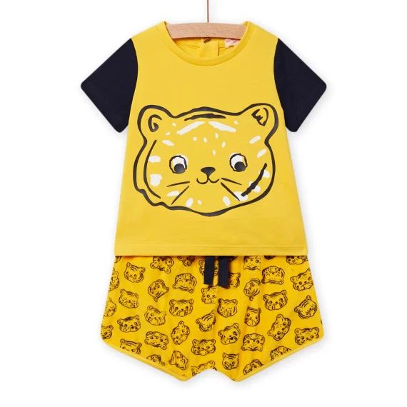 Ensemble Jaune Et Noir Bébé Garçon
