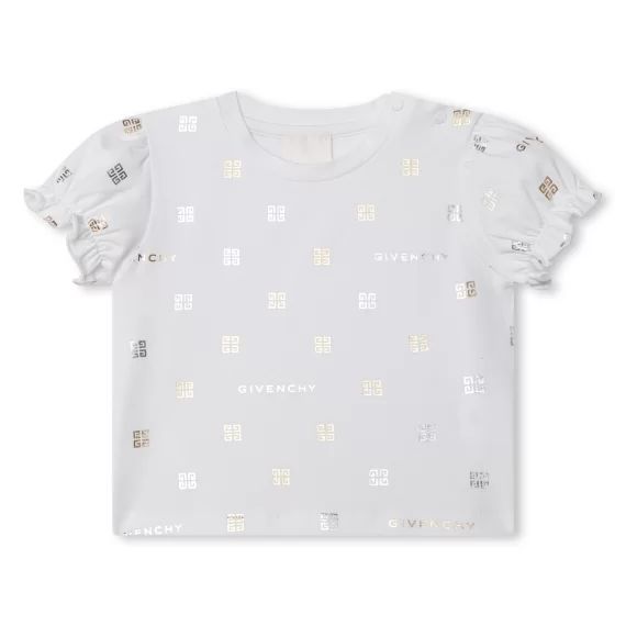 T-shirt à manches courtes Fille Blanc