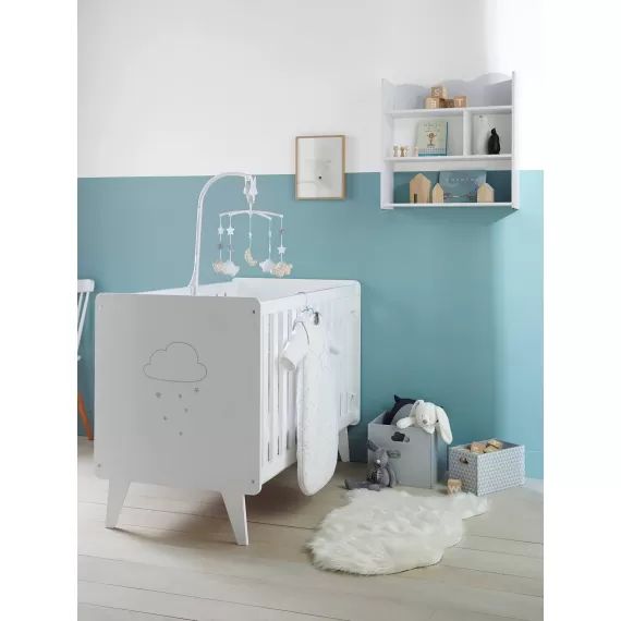 Etagère 3 niveaux LIGNE NUAGE blanc