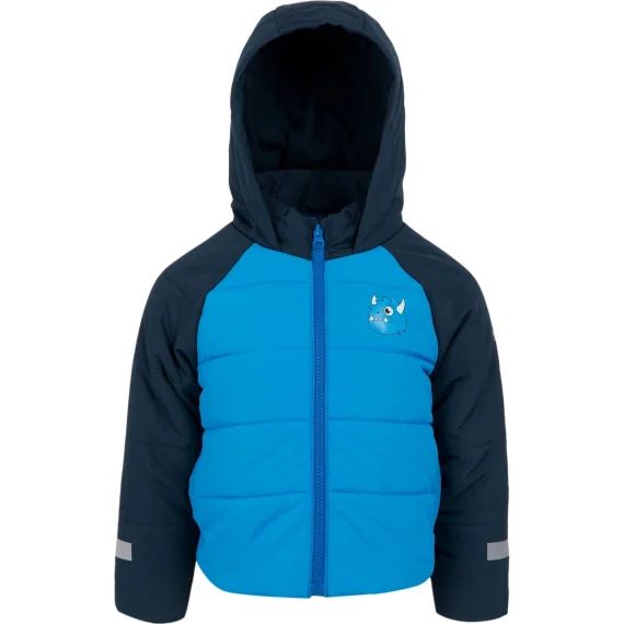 Veste Matelassée Polyester Animal Bleu Mer