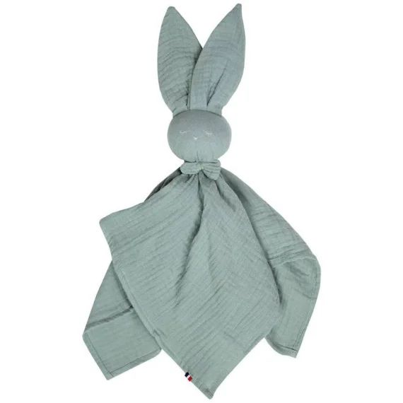 Sevira Kids – Doudou plat Lapin personnalisable Jeanne – Vert de gris TU Vert De Gris vert