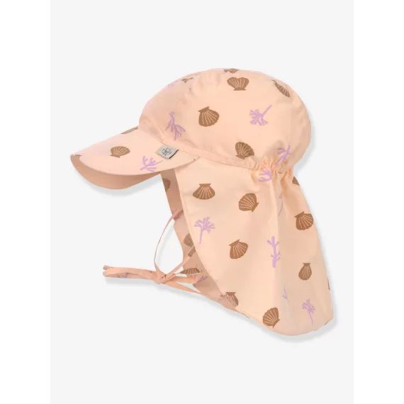 Casquette protège nuque enfants LÄSSIG rose nude