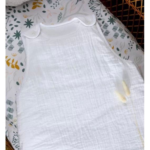 Gigoteuse Été Gaze De Coton Bio Blanc