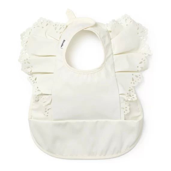 Bavoir Elodie – Vanilla White