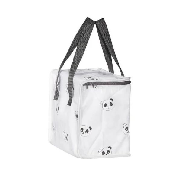 SAUTHON Sac isotherme bébé panda Chao Chao blanc
