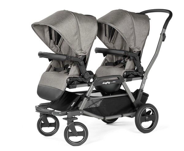 Poussette Double Peg Perego Duette Piroet – City Grey